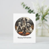 Happy Halloween Great Dane Dogs Jack O Lantern Briefkaart (Staand voorkant)
