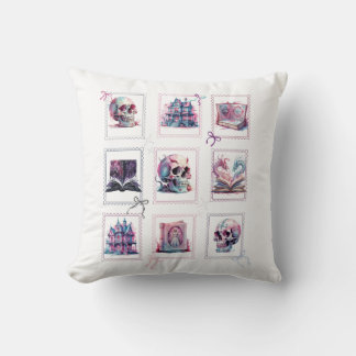 Happy Halloween Grid ontwerp spookachtige afbeeldi Kussen