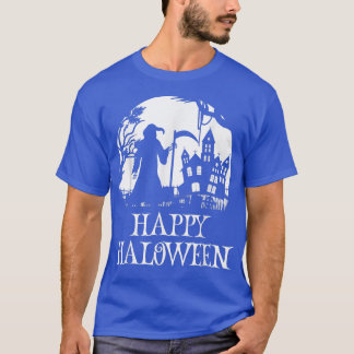 Happy Halloween Grim Reaper Haunted House Kinder & T-shirt