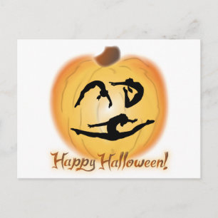 Happy Halloween Gymnastics Briefkaart