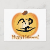 Happy Halloween Gymnastics Briefkaart (Voorkant)