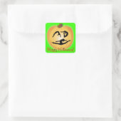 Happy Halloween Gymnastics Vierkante Sticker (Tas)