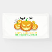 Happy Halloween! Haal een Spooktaculaire deal! Spandoek (Horizontaal)