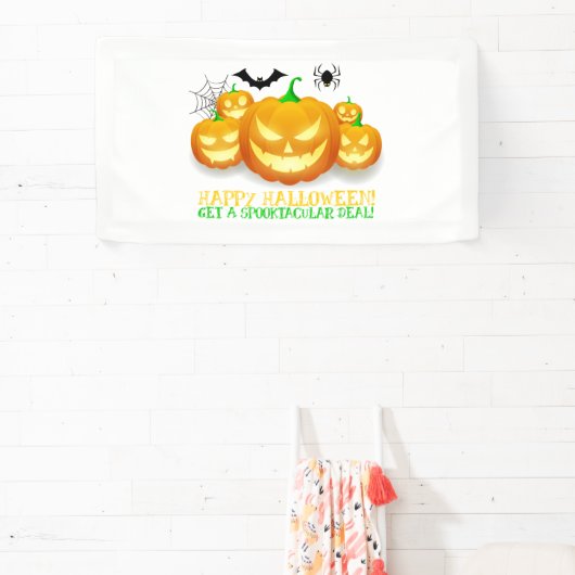 Happy Halloween! Haal een Spooktaculaire deal! Spandoek (Insitu)