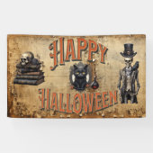 Happy Halloween |  Halloween Party Spandoek (Horizontaal)