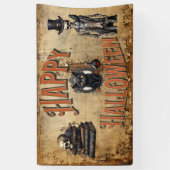 Happy Halloween |  Halloween Party Spandoek (Verticaal)