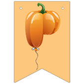 Happy Halloween Happy Halloween Ballon Vlaggetjes (Derde vlag)