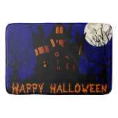 Happy Halloween Haunted House Badmat (Voorkant)