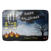 Happy Halloween Haunted House Bath Mat (Voorkant)