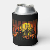 Happy Halloween Haunted House Blikjeskoeler (Blikje Voorkant)