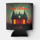 Happy Halloween Haunted House Blikjeskoeler (Voorkant)