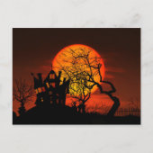 Happy Halloween Haunted House Briefkaart (Voorkant)