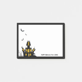 Happy Halloween Haunted House gepersonaliseerd Post-it® Notes