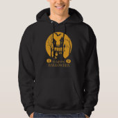 Happy Halloween Haunted House Hoodie (Voorkant)