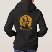 Happy Halloween Haunted House Hoodie (Achterkant)