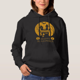 Happy Halloween Haunted House Hoodie