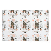 Happy Halloween Haunted House Kussensloop (Achterkant)