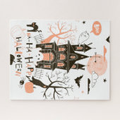 Happy Halloween Haunted House Legpuzzel (Horizontaal)