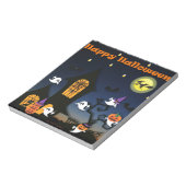Happy Halloween Haunted House Notitieblok (Linkerzijde)