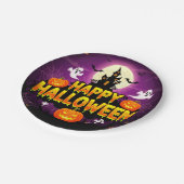 Happy Halloween Haunted House PartyPaper Bord (Gekanteld)
