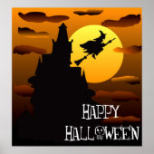 Happy Halloween Haunted House Poster 2 (Voorkant)