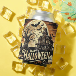 Happy Halloween Haunted House Pumpkins Koelbox Blikjeskoeler