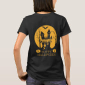 Happy Halloween Haunted House T-shirt (Achterkant)