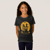 Happy Halloween Haunted House T-Shirt (Voorkant volledig)