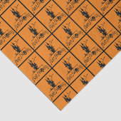 Happy Halloween Haunted House Tissuepapier (Detail)