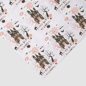 Happy Halloween Haunted House Tissuepapier (Detail)