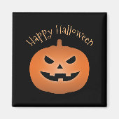 Happy Halloween Haunted Jack O Lantern Pumpkin Magneet (Voorkant)