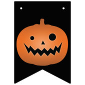Happy Halloween Haunted Jack O Lantern Pumpkin Vlaggetjes (Eerste vlag)