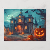 Happy Halloween | Haunted Manor Briefkaart (Voorkant)