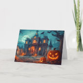 Happy Halloween | Haunted Manor Kaart (Voorkant)