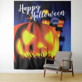 Happy Halloween Haunted Scene | Achtergrond partij Wandkleed (In situ)