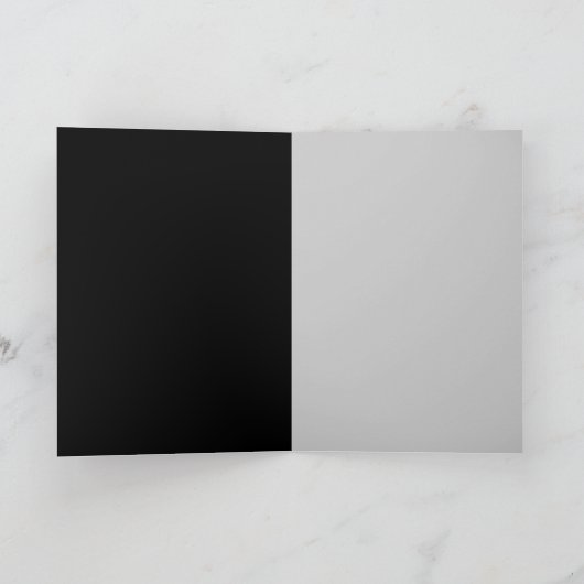 Happy Halloween Haunted Sky Custom Kaart (Binnen)