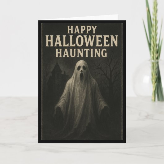 Happy Halloween Haunting - Ghostly Greetings Kaart (Voorkant)