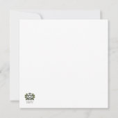 Happy Halloween Haunting - Ghostly Invitation Kaar Kaart (Achterkant)