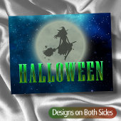 Happy Halloween-hekmaanskeleton boo-typografie Briefkaart