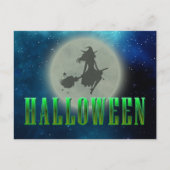Happy Halloween-hekmaanskeleton boo-typografie Briefkaart (Voorkant)