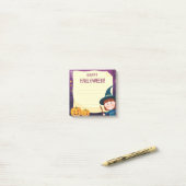 Happy Halloween heks 3 x 3 inch Post-it® notes (Op bureau)