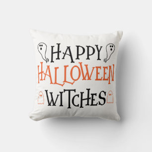 Happy Halloween-heks Kussen