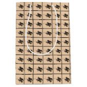 Happy Halloween-heks Medium Cadeauzakje (Voorkant)