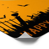 Happy Halloween-heks Poster (Hoek)