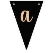 Happy Halloween-heks zwarte en perzikbanner Vlaggetjes (Derde vlag)