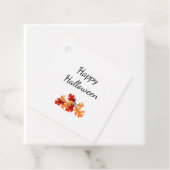 Happy Halloween Herfst bladeren elegant blad Bedankjes Labels (In situ)