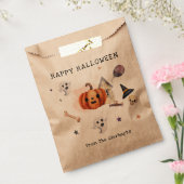 Happy Halloween Herfst Family Party Skull Bedankzakje (Gezegeld)