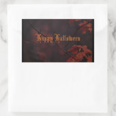 Happy Halloween herfst gebladerte Rechthoekige Sticker (Tas)
