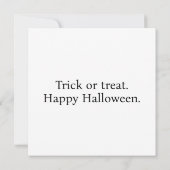 Happy Halloween | Herfst Heksenillustratie Kaart (Achterkant)