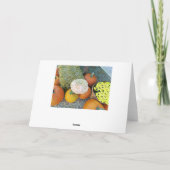 Happy Halloween Herfst Pumpkin Display Kaart (Achterkant)